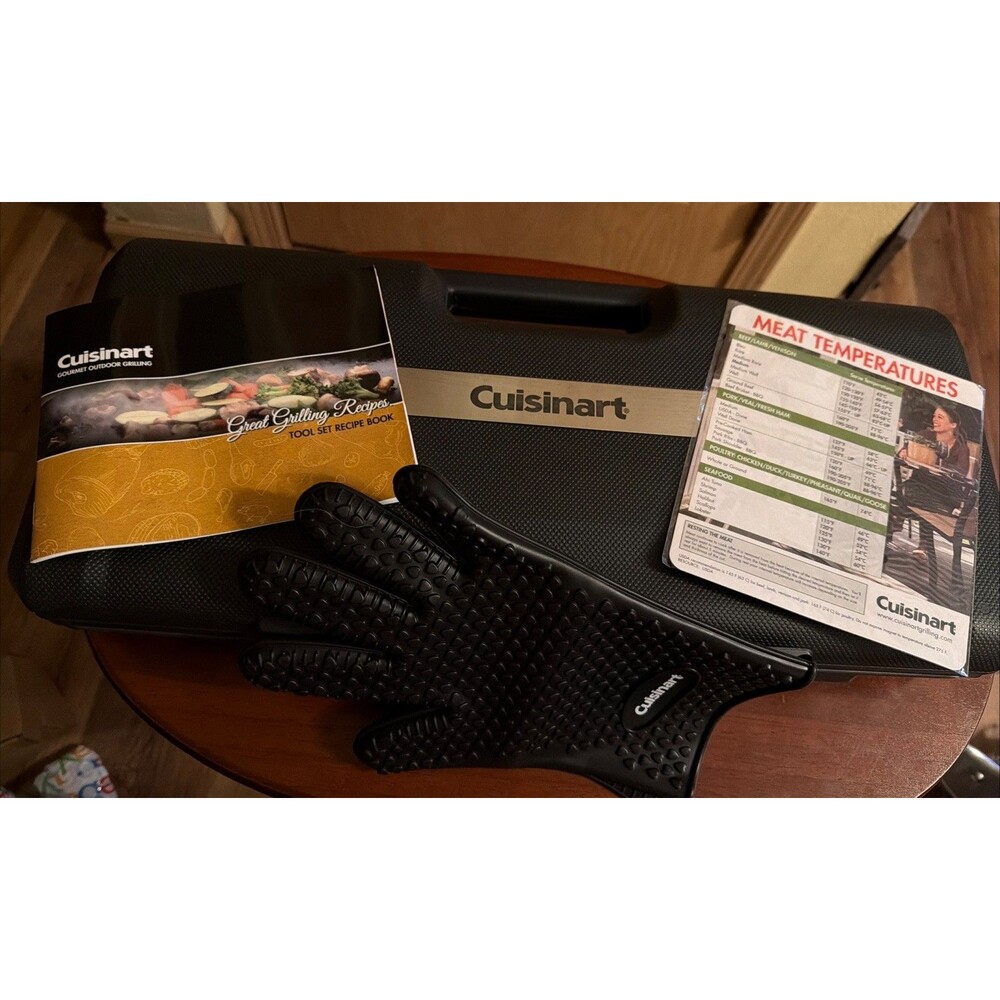 Cuisinart 35Pc Backyard Grill BBQ Tool Set/Travel Case Tailgate Fathers Day Gift